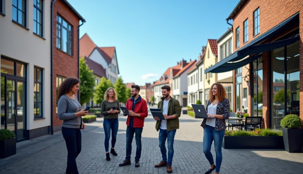 Lemvig: Glade unge med fiber