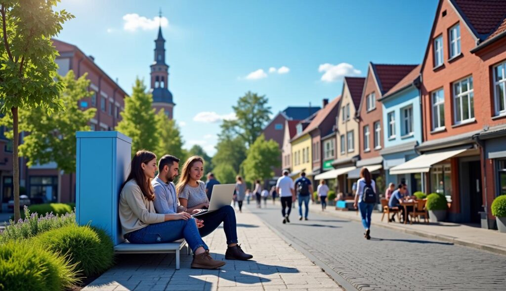 Moderne fiber i Svendborg centrum